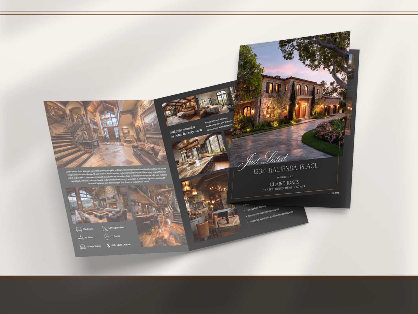 Luxury Just Listed Brochure Template