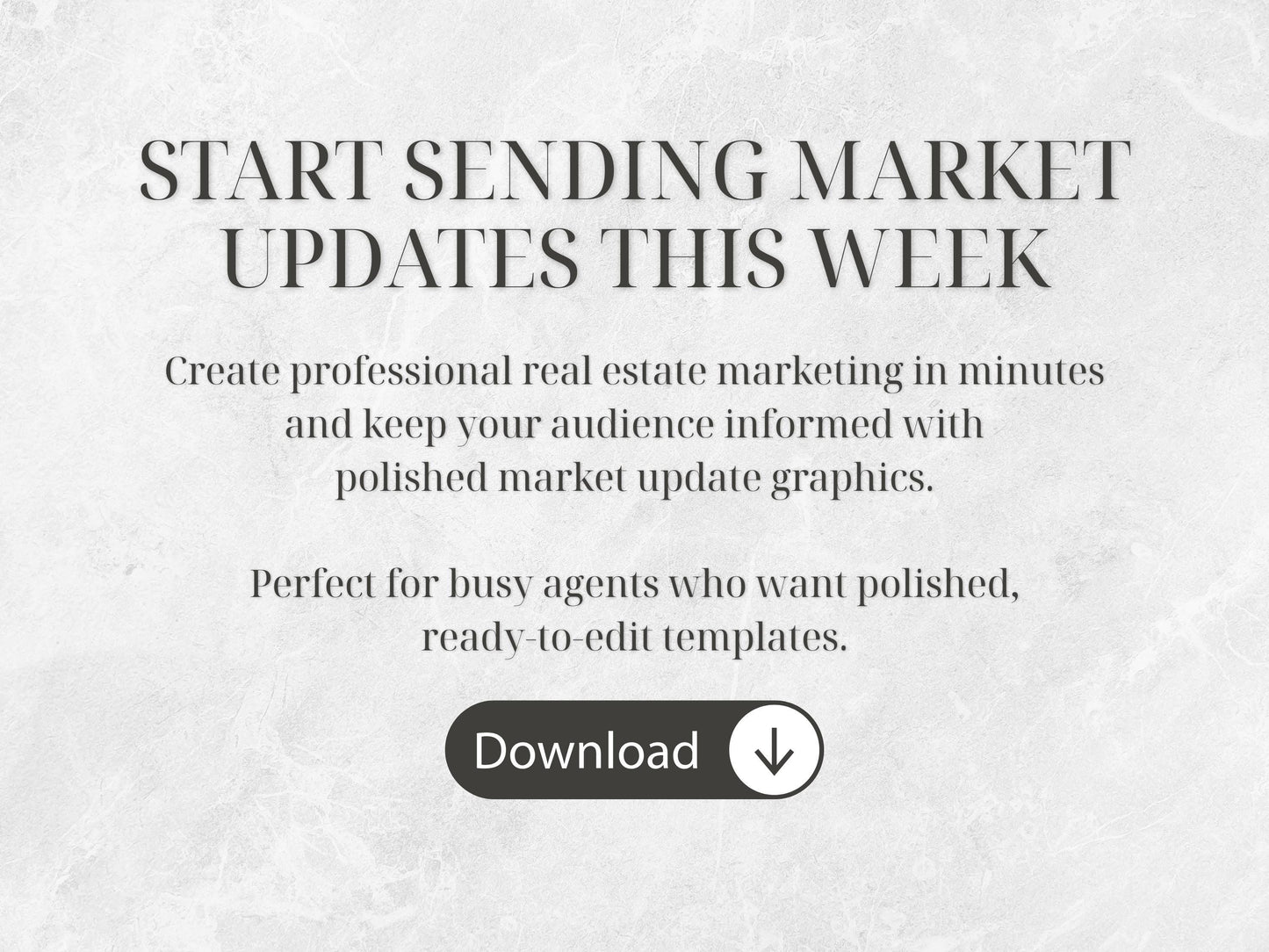 Market Update Flyer Template, Editable Canva Real Estate Flyer, Realtor Marketing Template, Instant Download