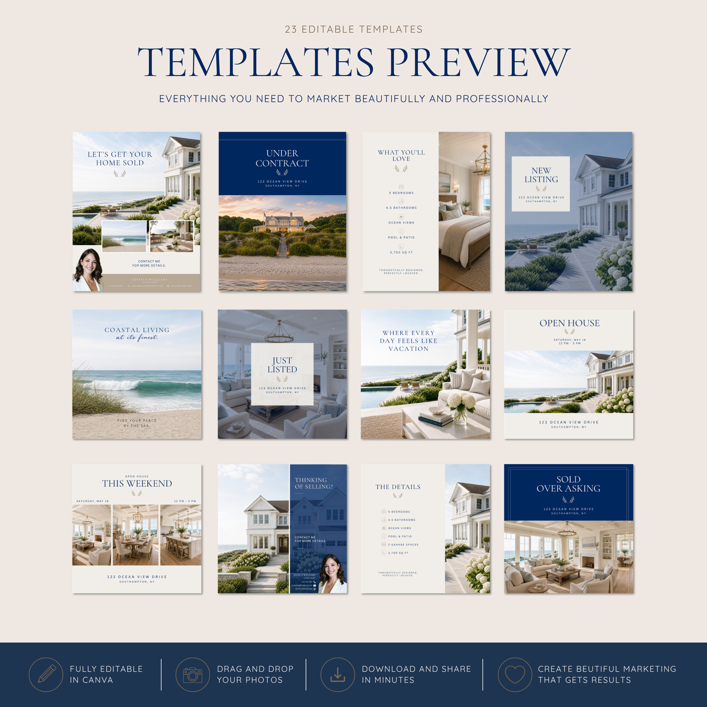 Luxury Real Estate Social Media Templates