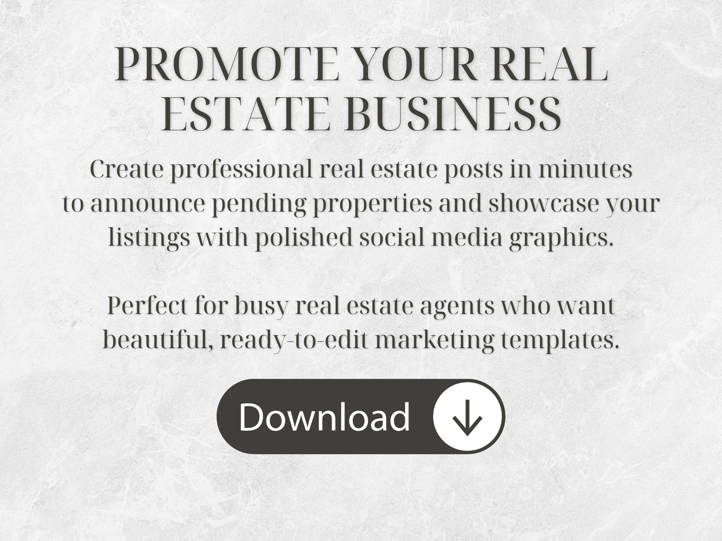 Realtor Sale Pending Social Media Templates, Editable Canva Posts (Digital Download)