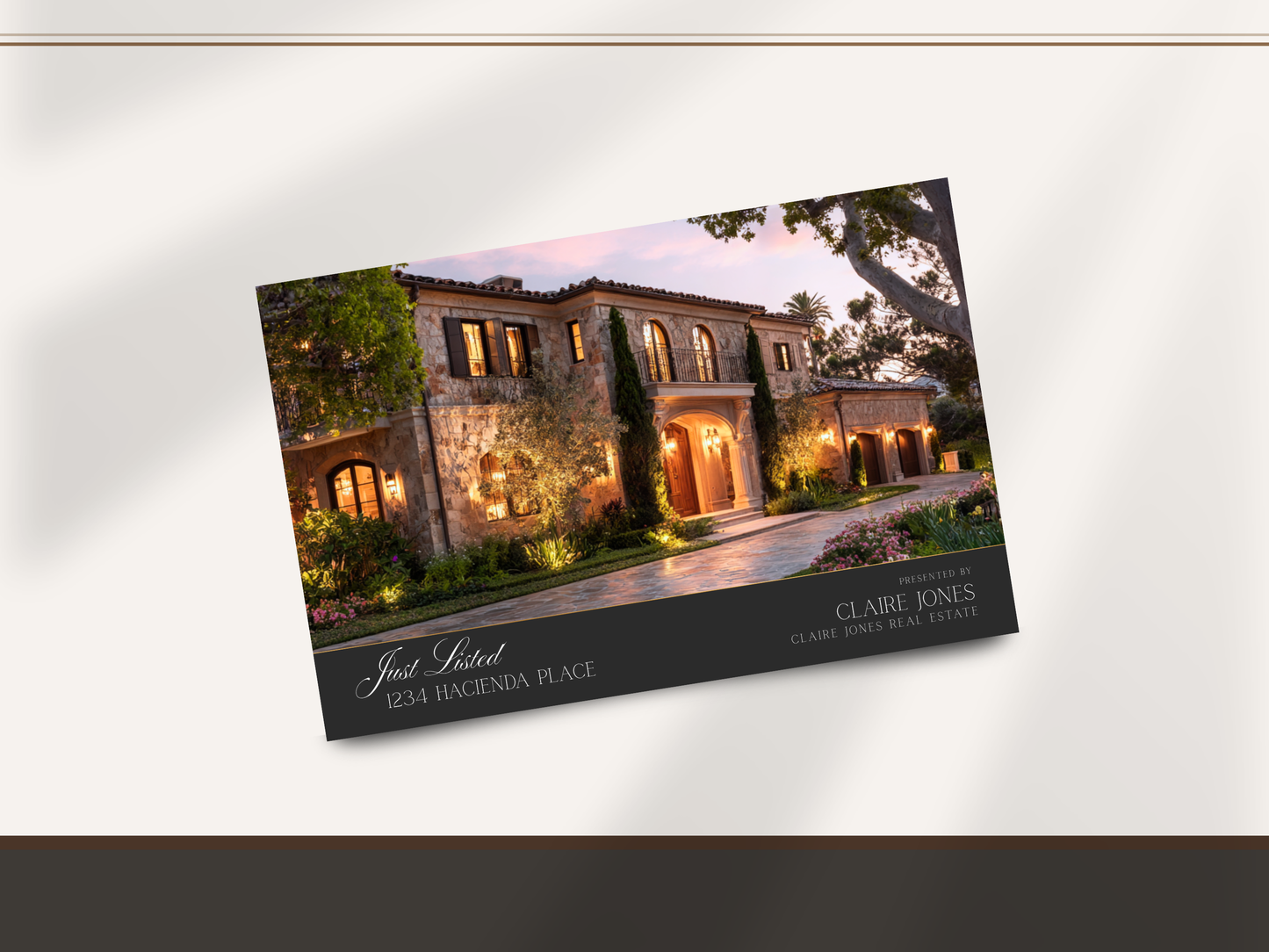 Luxury Just Listed Postcard Templates Canva