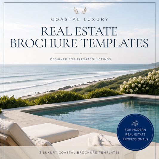 Luxury Real Estate Brochure Templates for Canva