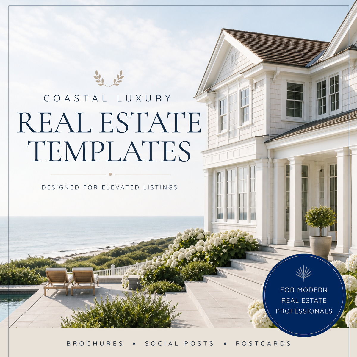 Coastal Luxury Real Estate Marketing Bundle