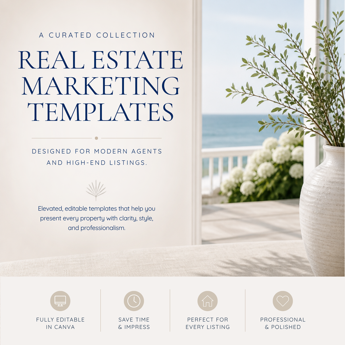 Coastal Luxury Real Estate Marketing Bundle