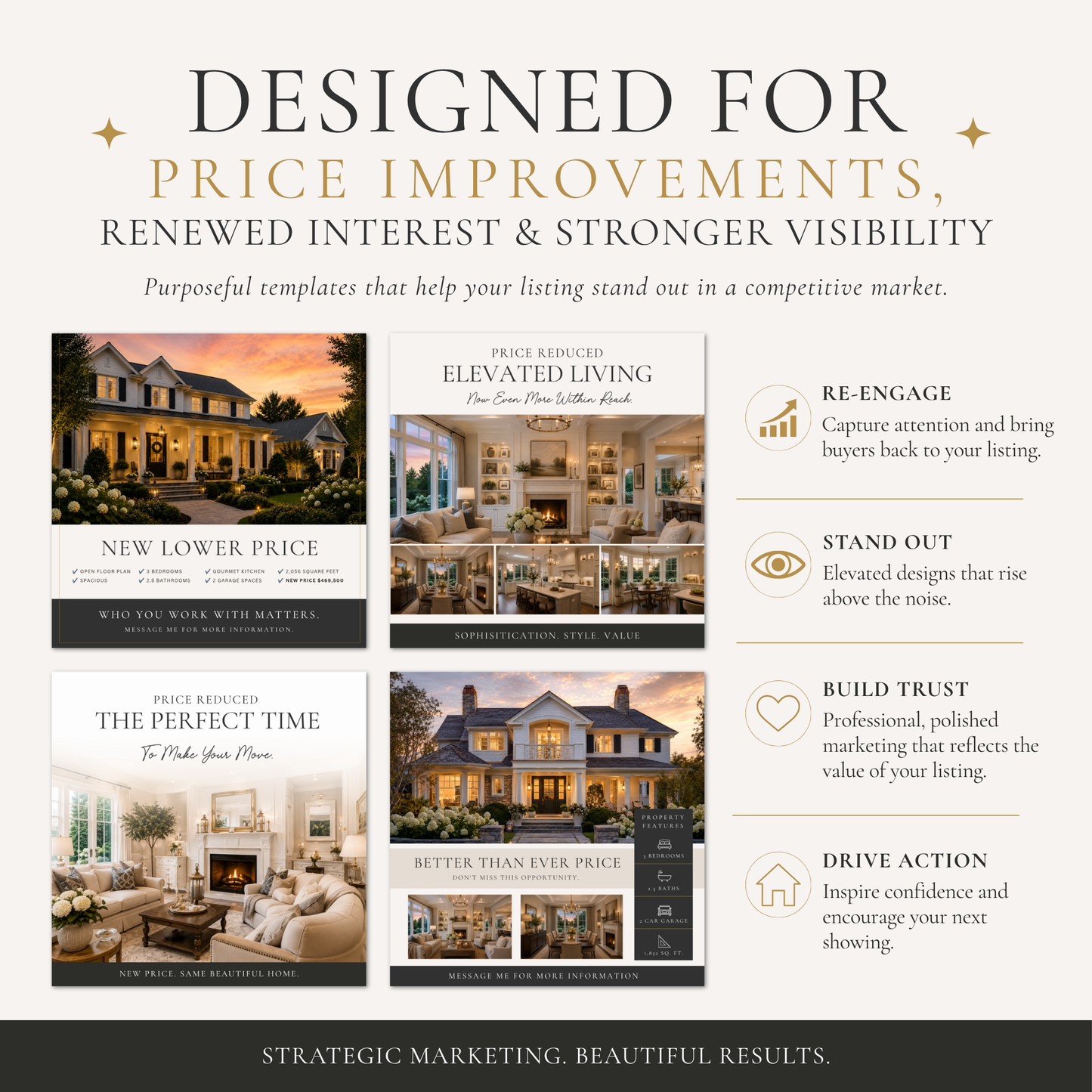 Price Reduced Real Estate Templates