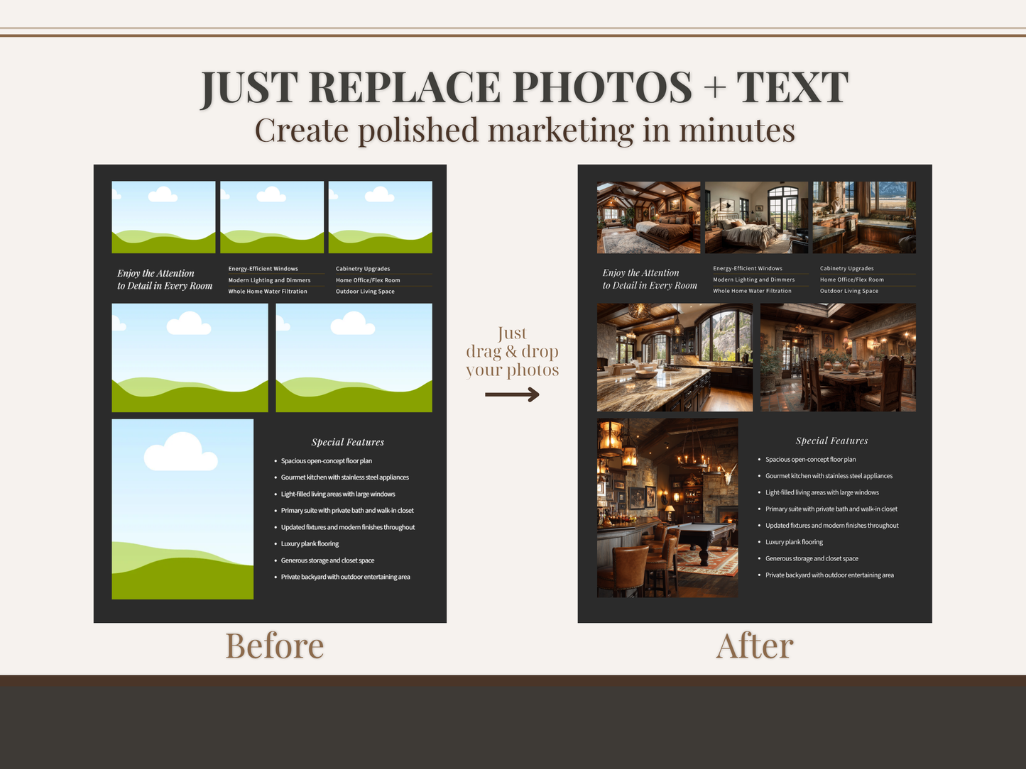 Luxury Just Listed Brochure Template