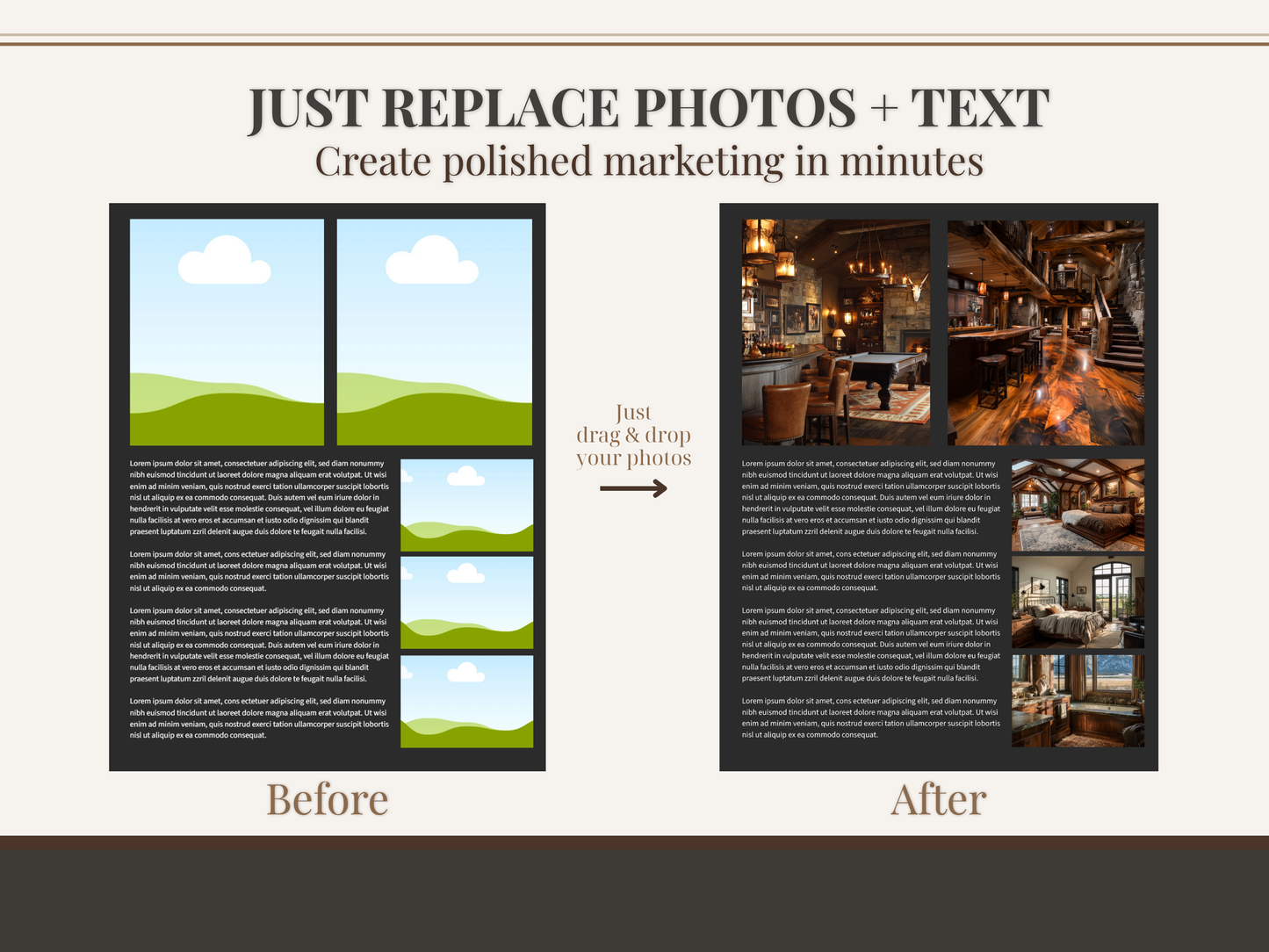 Luxury Realtor Brochure Bundle (6 Templates)