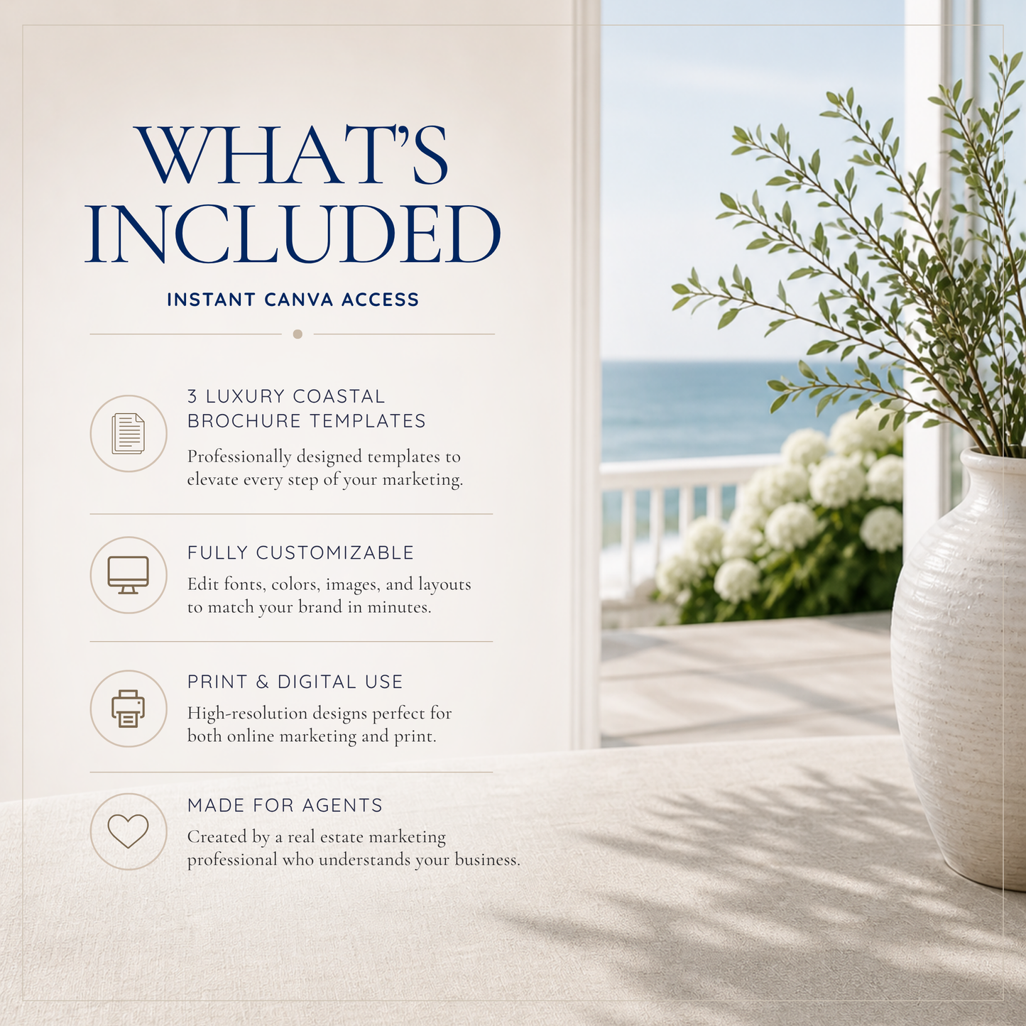 Luxury Real Estate Brochure Templates for Canva