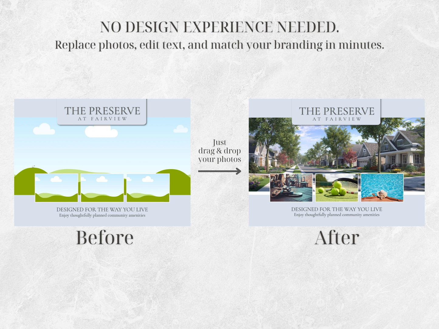 Builder Postcard Template Bundle | New Home Community Marketing Templates | Canva Editable Real Estate Postcards | Instant Download