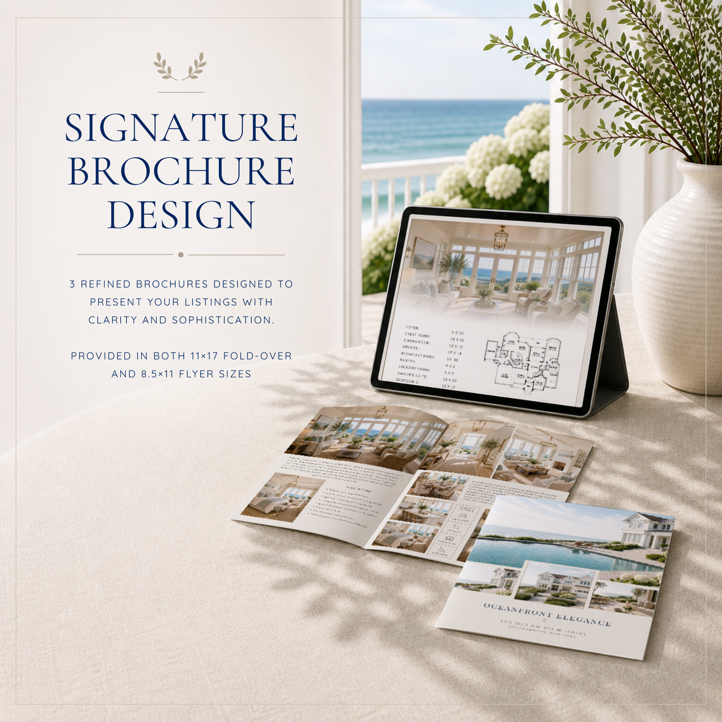 Luxury Real Estate Brochure Templates for Canva