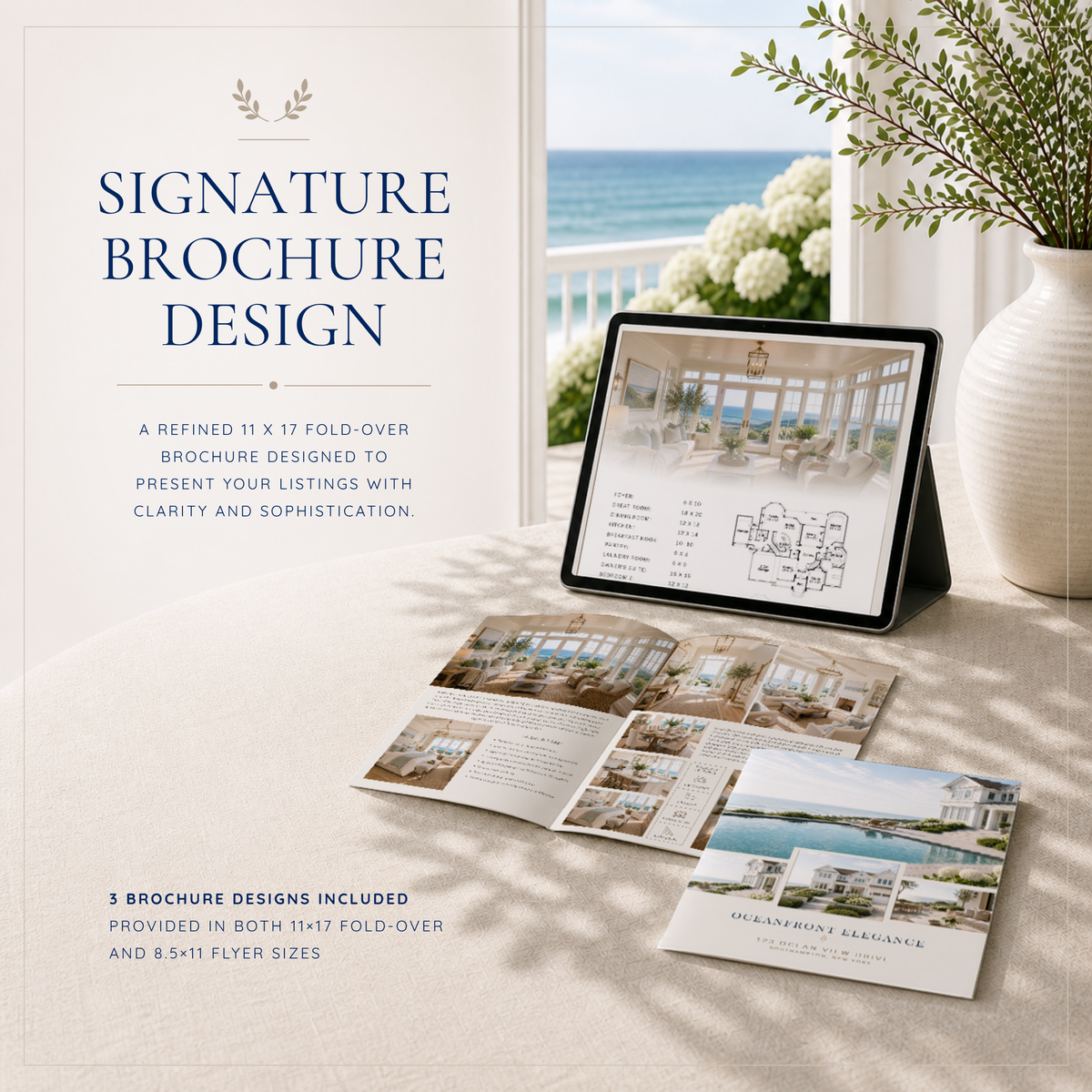 Coastal Luxury Real Estate Marketing Bundle