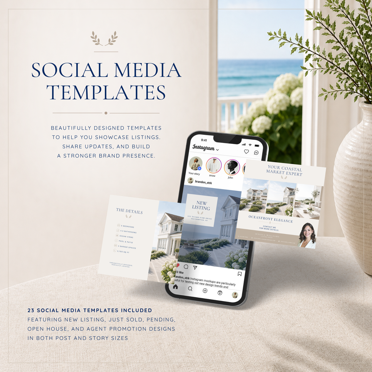 Coastal Luxury Real Estate Marketing Bundle
