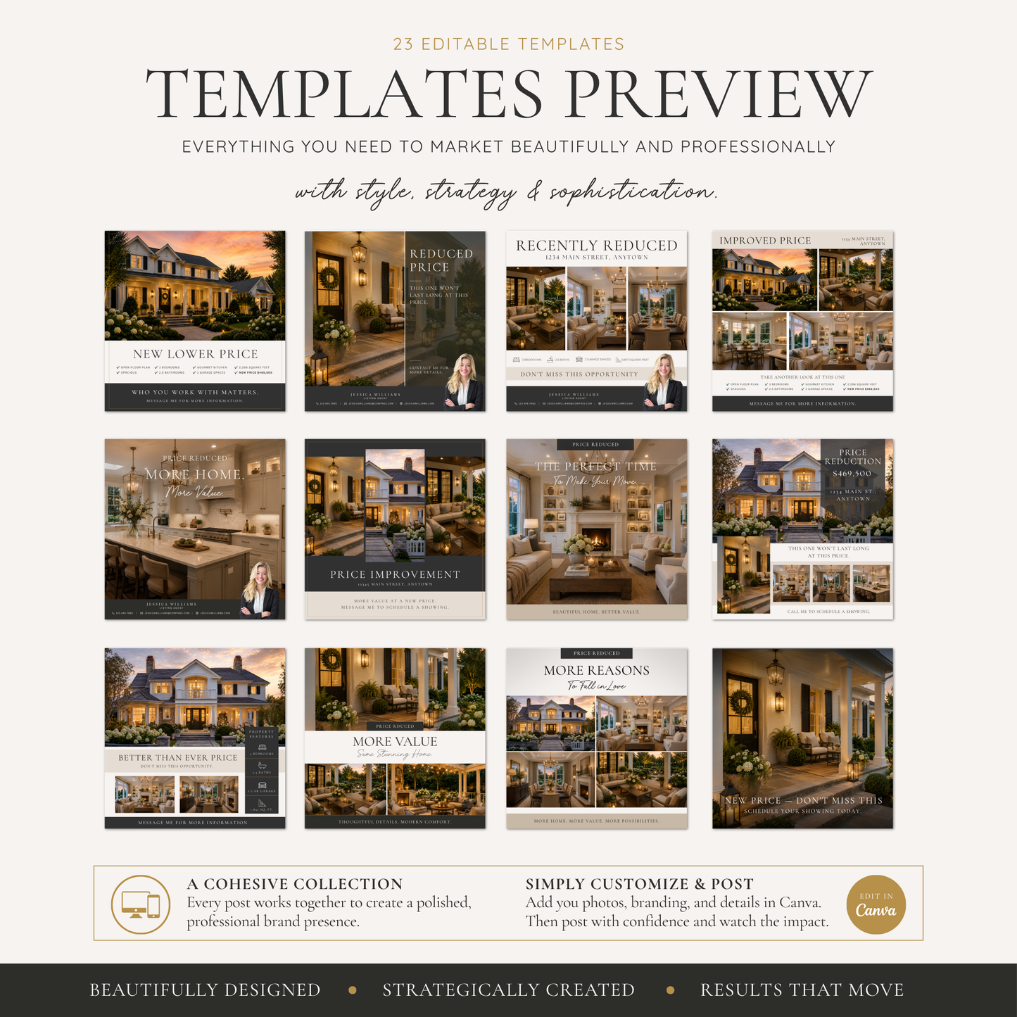 Price Reduced Real Estate Templates