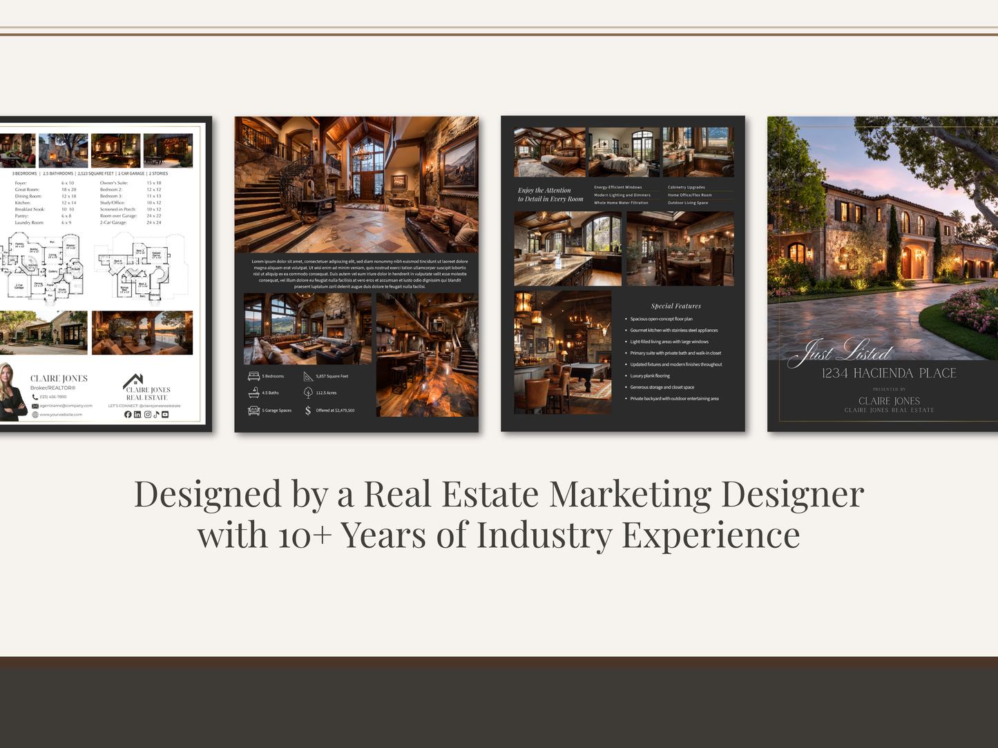 Luxury Just Listed Brochure Template