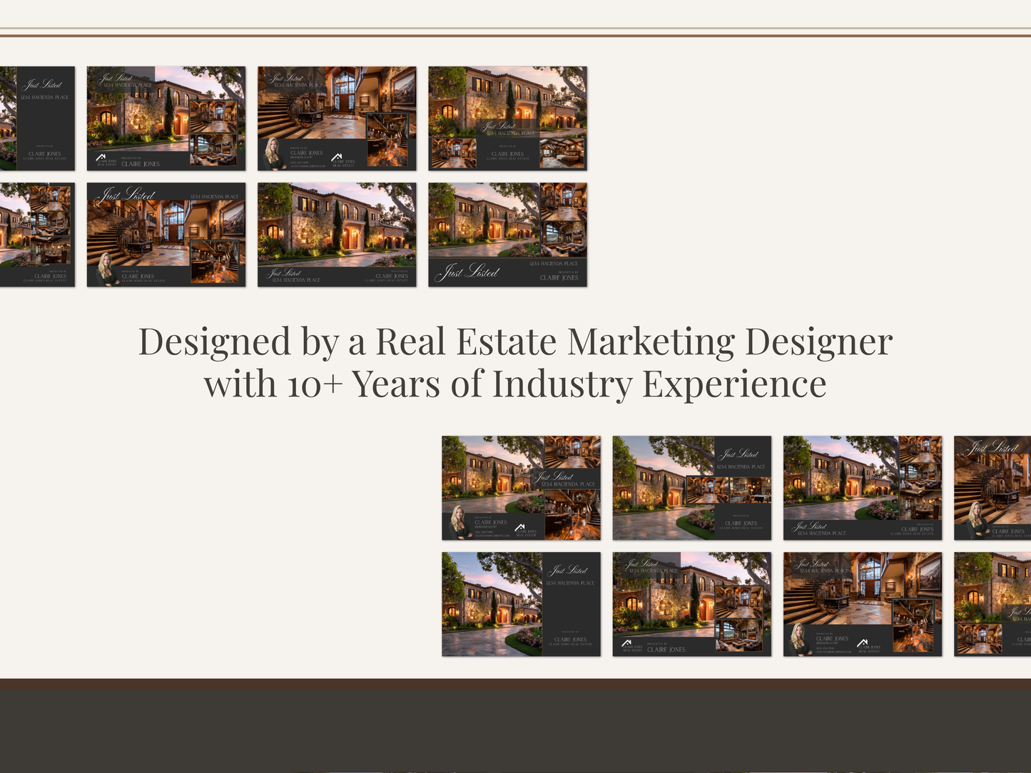 Luxury Just Listed Postcard Templates Canva