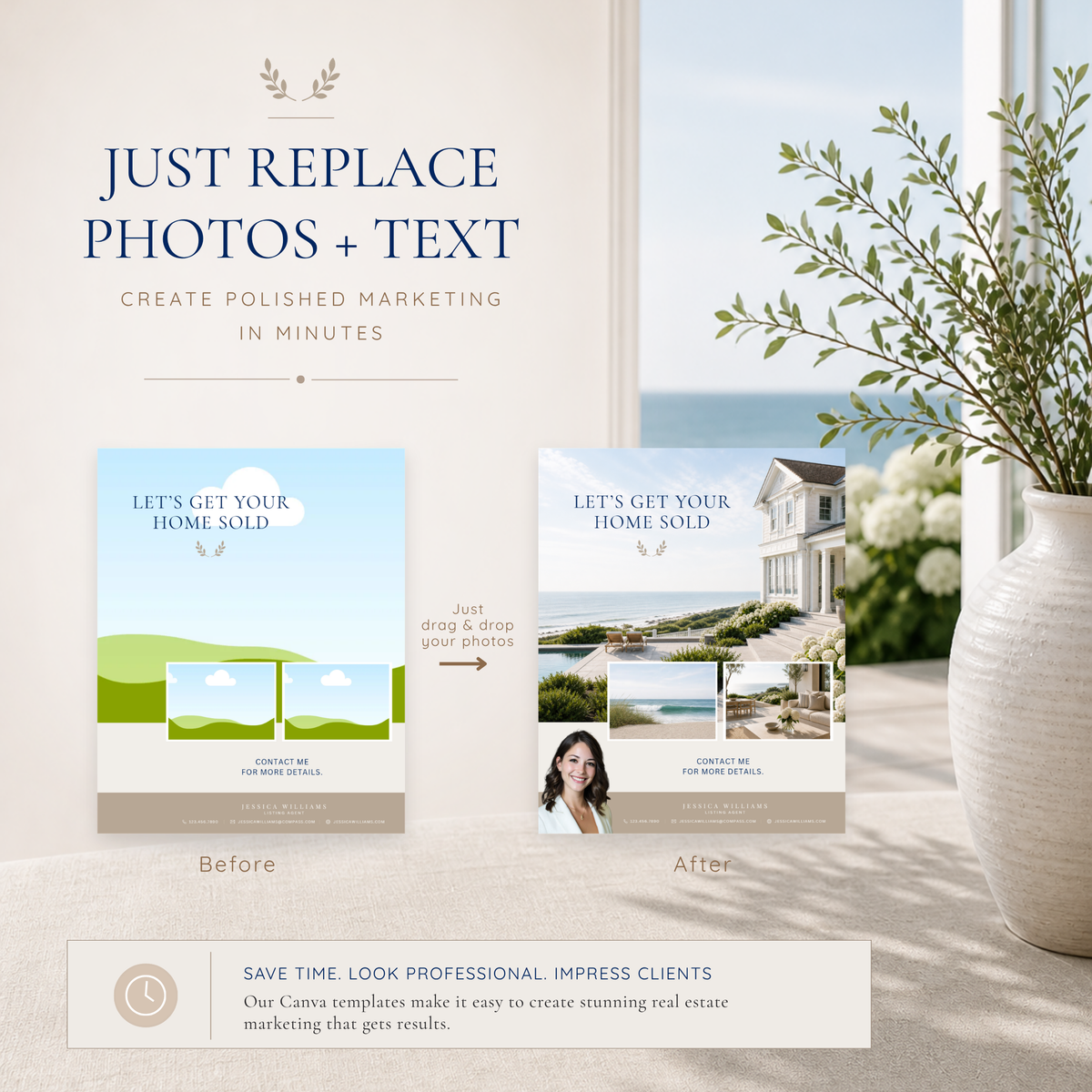 Coastal Luxury Real Estate Marketing Bundle