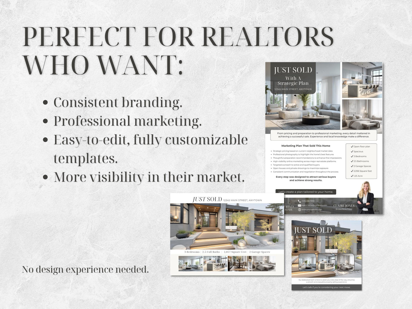 144 Real Estate Marketing Templates | Realtor Canva Mega Bundle | Flyers, Postcards & Social Media