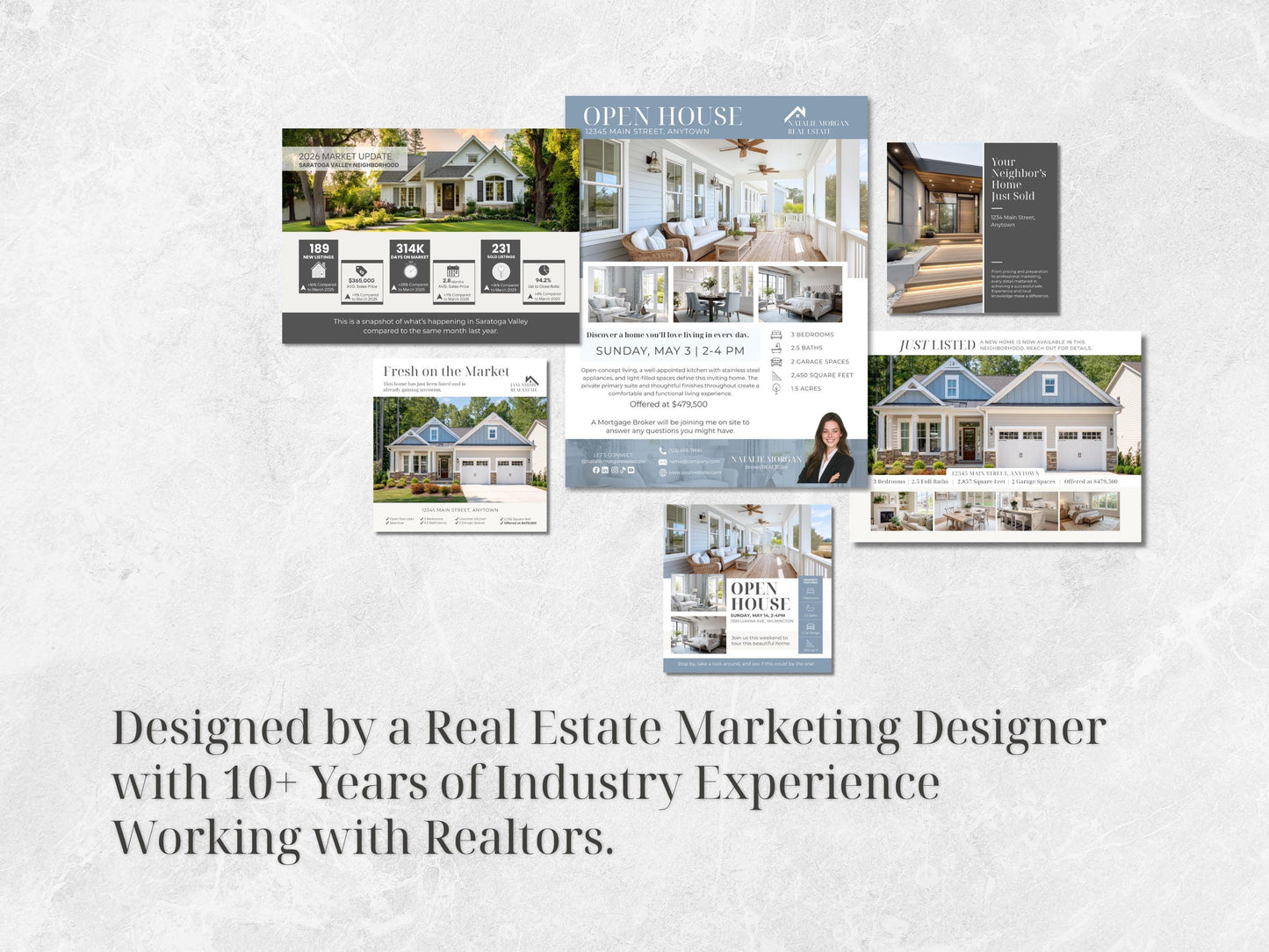 Market Update Postcard Template, Canva Editable Real Estate Postcard, Realtor Marketing Template, 5x7 Postcard, Instant Download