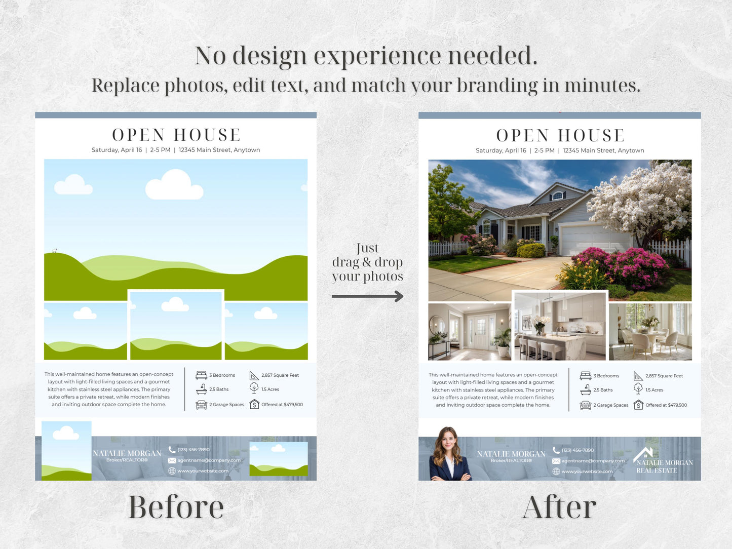 144 Real Estate Marketing Templates | Realtor Canva Mega Bundle | Flyers, Postcards & Social Media